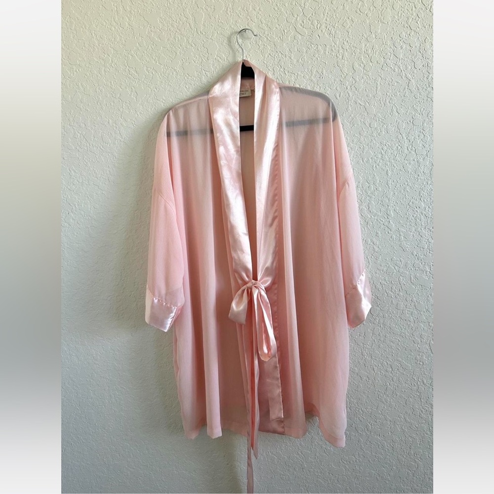 Victoria's Secret Light Pink Sheer Robe